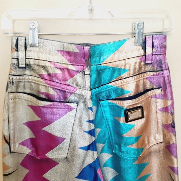 Dolce & Gabbana Amber Painted Jeans - Picture 8 of 16